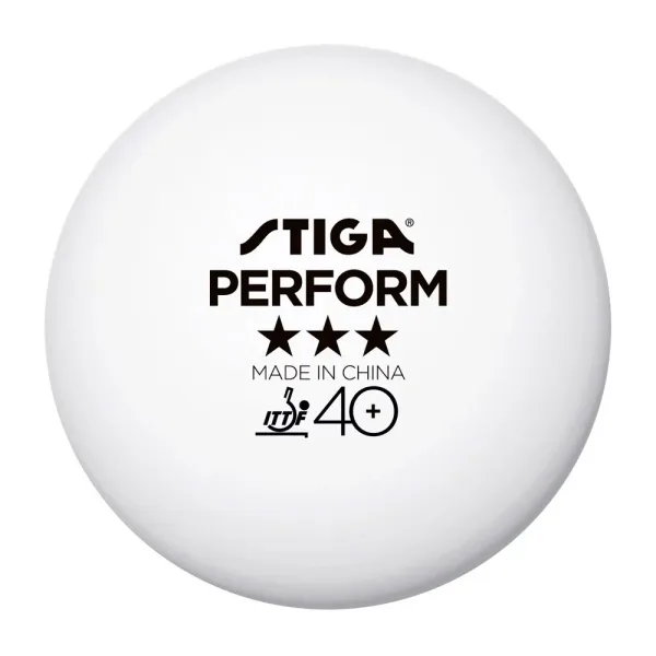 Мяч для наст. тенниса Stiga Perform 3***, 40+, 1113-2110-06, пластик, ITTF Appr., уп.6 шт, бел за 2&nbsp;121.60 ₽ в Улан-Удэ
