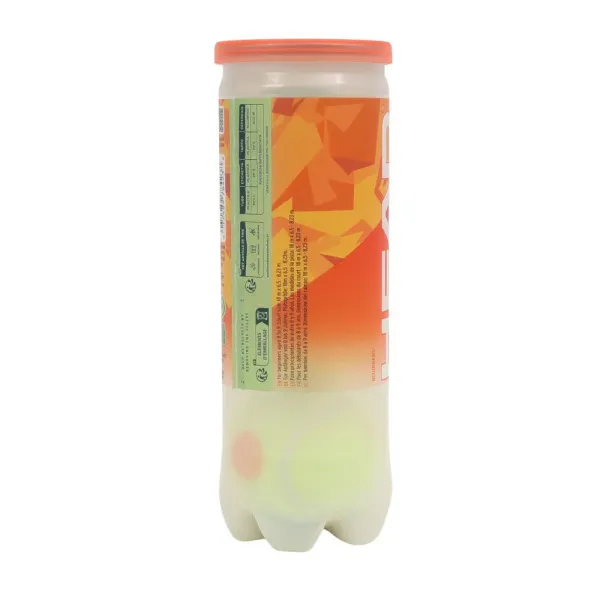 Мяч теннисный детский HEAD Stage 2 Orange, 578423,уп.3 шт, фетр,нат.резина,желто-оранжевый за 836.40 ₽ в Улан-Удэ