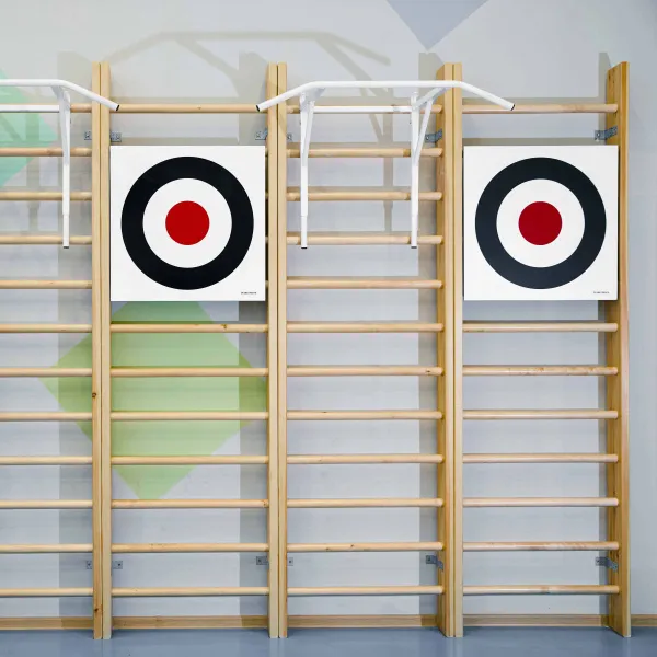 Щит для метания навесной на шведскую стенку (фанера) 700х700 ZAVODSPORTA за 8&nbsp;960 ₽ в Улан-Удэ