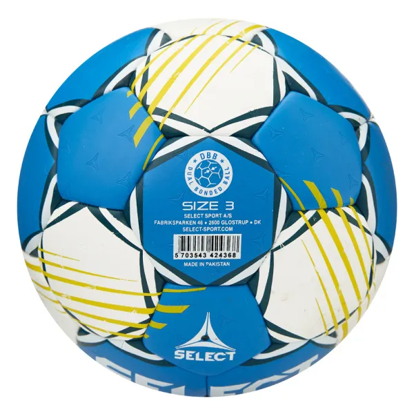 Мяч ганд. SELECT HB FORCE DB V25, 1622858205, Senior (р.3), EHF Appr,ПУ, гибр.сш., сине-белый за 8&nbsp;438.80 ₽ в Улан-Удэ