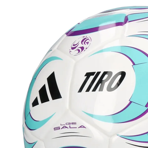 Мяч футзал. ADIDAS Tiro League Sala JW1526, р.4, FIFA Basic, 32 пан, ТПУ, термосш., бело-бирюз-фиол за 4&nbsp;833.10 ₽ в Улан-Удэ