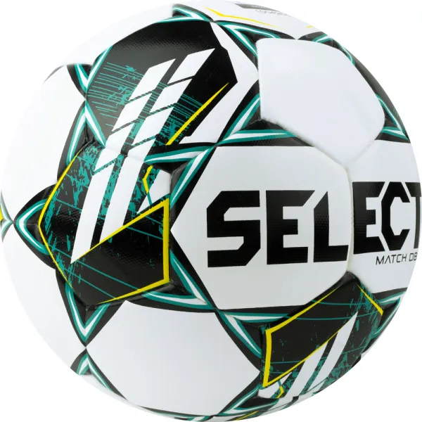 Мяч футб. SELECT Match DВ V23, 0575360004,р.5, FIFA Basic, 32п, ПУ, гибр.сш., бело-зелено-черн за 5&nbsp;875.20 ₽ в Улан-Удэ