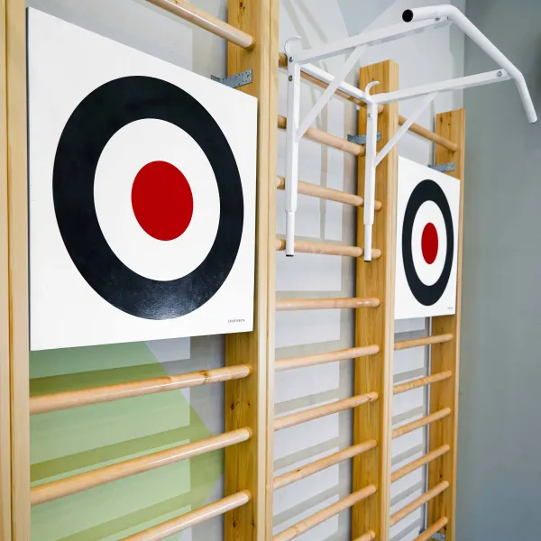 Щит для метания навесной на шведскую стенку (фанера) 700х700 ZAVODSPORTA за 8&nbsp;960 ₽ в Улан-Удэ