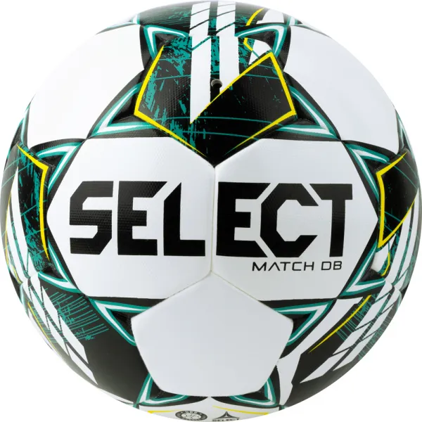 Мяч футб. SELECT Match DВ V23, 0575360004,р.5, FIFA Basic, 32п, ПУ, гибр.сш., бело-зелено-черн за 5&nbsp;875.20 ₽ в Улан-Удэ