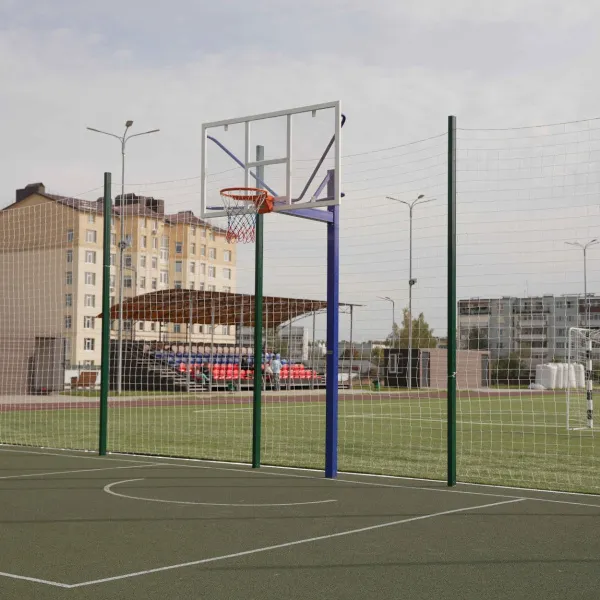 Баскетбольная стойка уличная одноопорная для игрового щита 1050х1800 мм вынос 1200 мм ZAVODSPORTA за 39&nbsp;600 ₽ в Улан-Удэ