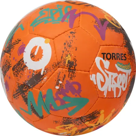Мяч футб. TORRES Winter Street, F023285, р.5, 32 пан, рез, 4 подкл. слоя, руч. сшив,оранж-мультик. за 2&nbsp;713.20 ₽ купить в Улан-Удэ