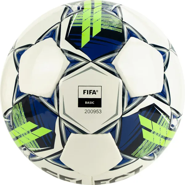 Мяч футзал. SELECT Futsal Master Shiny V22, 1043460004, р.4, Basic,32п, гл.ПУ, руч.сш,бел-син-зел за 7&nbsp;539.50 ₽ в Улан-Удэ