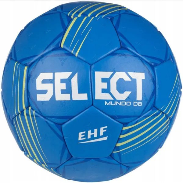 Мяч ганд. SELECT Mundo V24, 1662858225, Senior (р.3), EHF Appr., мат.ПУ, гибрид.сш, синий