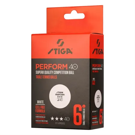 Мяч для наст. тенниса Stiga Perform 3***, 40+, 1113-2110-06, пластик, ITTF Appr., уп.6 шт, бел за 2&nbsp;121.60 ₽ купить в Улан-Удэ
