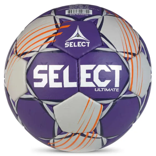 Мяч ганд. SELECT Ultimate Official EHF V24, 1612858999, Senior(р.3), EHF Appr, ПУ, руч.сш, фиол-сер за 15&nbsp;504 ₽ в Улан-Удэ
