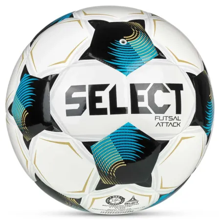Мяч футзал. SELECT Futsal Attack V26, 1073471009, р.4, 32п, ПУ, руч.сш, бело-сине-черный за 5&nbsp;295.50 ₽ купить в Улан-Удэ