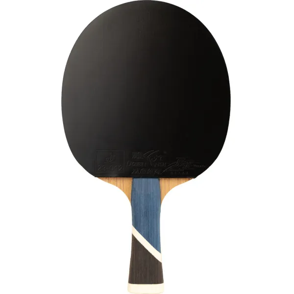 Ракетка для н/т DOUBLE FISH 5A+C, для продвин, ITTF Appr, накл. 2,1 мм, конич. ручка+ 2 мяча V40+мм за 2&nbsp;779.50 ₽ в Улан-Удэ