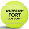 Мяч теннисный Dunlop Fort Clay Court 4B, 601613, уп.4 шт,одобр.ITF и FFT,сукно,нат.резина,желтый за 1&nbsp;812.20 ₽ купить в Улан-Удэ