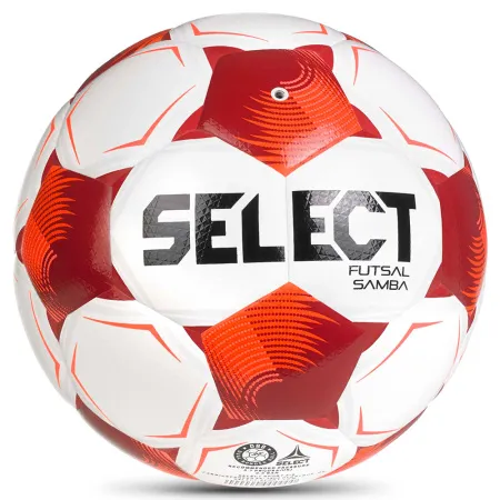 Мяч футзал. SELECT Futsal Samba v26, 1063471008, р.4,FIFA Basic, 32п, ТПУ, гибр.сш, бел-кр-черн за 5&nbsp;618.50 ₽ купить в Улан-Удэ
