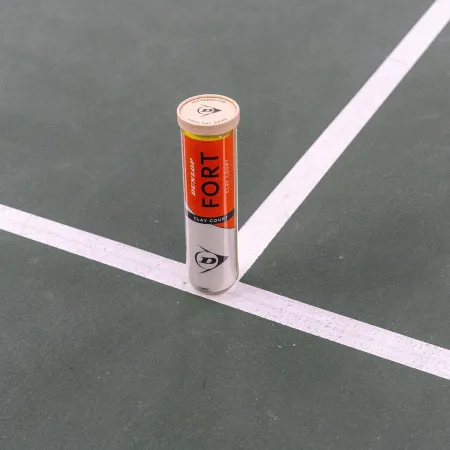 Мяч теннисный Dunlop Fort Clay Court 4B, 601613, уп.4 шт,одобр.ITF и FFT,сукно,нат.резина,желтый за 1&nbsp;812.20 ₽ купить в Улан-Удэ