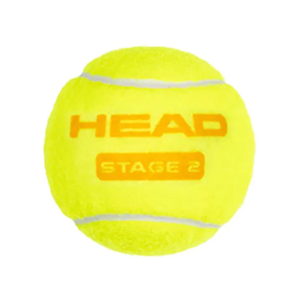 Мяч теннисный детский HEAD Stage 2 Orange, 578423,уп.3 шт, фетр,нат.резина,желто-оранжевый за 836.40 ₽ в Улан-Удэ
