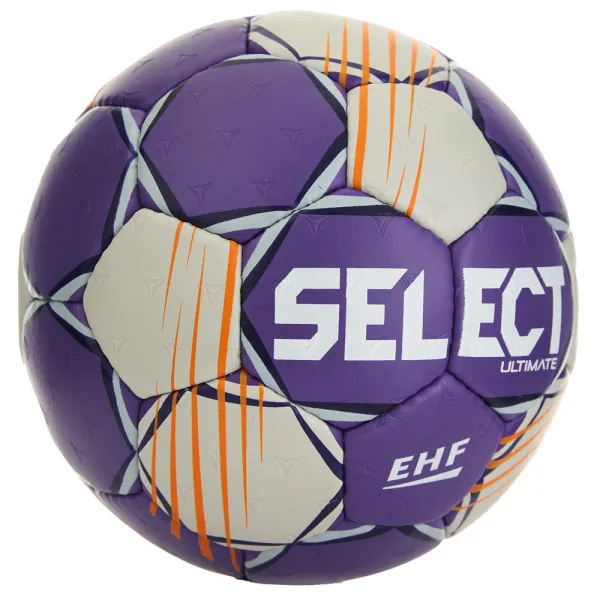 Мяч ганд. SELECT Ultimate Official EHF V24, 1612858999, Senior(р.3), EHF Appr, ПУ, руч.сш, фиол-сер за 15&nbsp;504 ₽ в Улан-Удэ