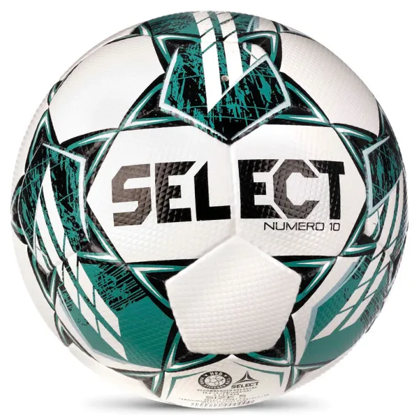 Мяч футб. SELECT NUMERO 10 V23, 0575060004, р.5, FIFA Basic, 32п, ПУ, руч. сш, бело-бирюзовый за 8&nbsp;051.20 ₽ в Улан-Удэ